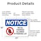 Signmission No Oil Changes In Parking Lot OSHA Notice Sign, Aluminum, 24in W x 18in L, 2PK OS-2PACK-NS-A-1824-L-16150 - alternate 4